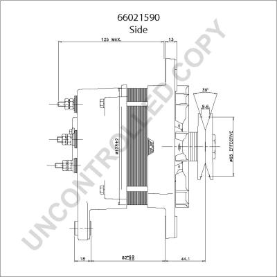 Prestolite Electric 66021590 - Генератор autocars.com.ua