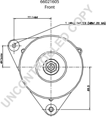 Prestolite Electric 66021605 - Генератор autocars.com.ua