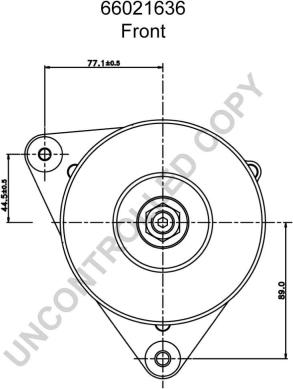 Prestolite Electric 66021636 - Генератор avtokuzovplus.com.ua