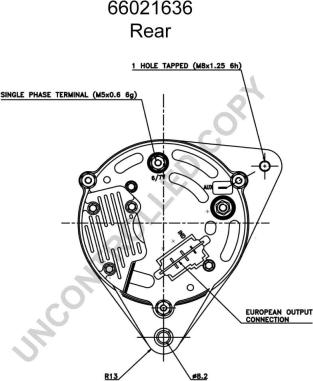 Prestolite Electric 66021636 - Генератор avtokuzovplus.com.ua