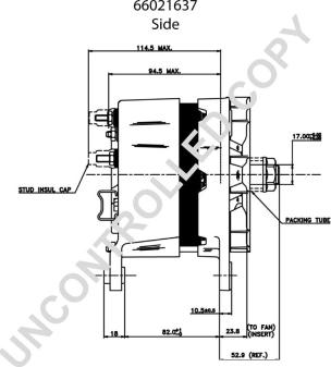 Prestolite Electric 66021637 - Генератор autocars.com.ua