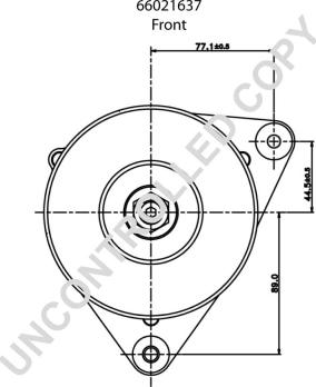 Prestolite Electric 66021637 - Генератор autocars.com.ua