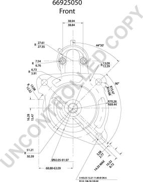 Prestolite Electric 66925050 - Стартер avtokuzovplus.com.ua