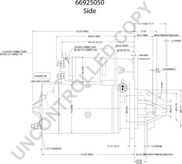 Prestolite Electric 66925050 - Стартер autocars.com.ua