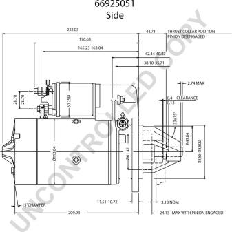 Prestolite Electric 66925051 - Стартер avtokuzovplus.com.ua