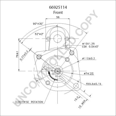 Prestolite Electric 66925114 - Стартер avtokuzovplus.com.ua