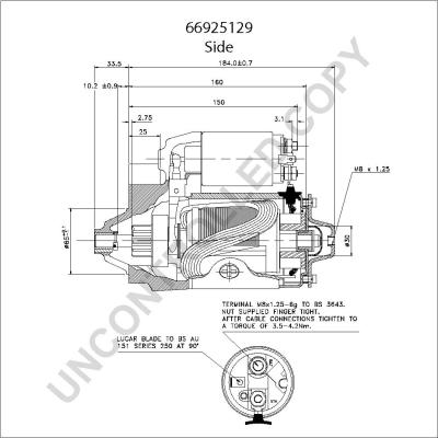 Prestolite Electric 66925129 - Стартер autodnr.net