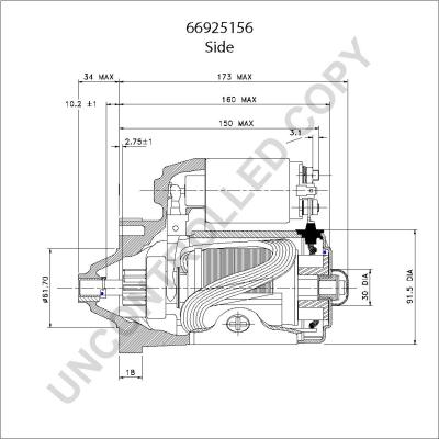 Prestolite Electric 66925156 - Стартер avtokuzovplus.com.ua