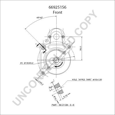 Prestolite Electric 66925156 - Стартер autocars.com.ua