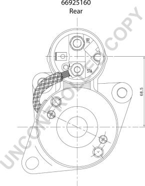 Prestolite Electric 66925160 - Стартер avtokuzovplus.com.ua