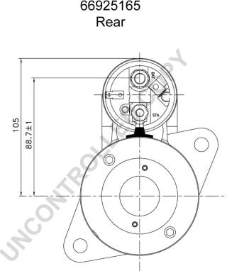 Prestolite Electric 66925165 - Стартер autocars.com.ua