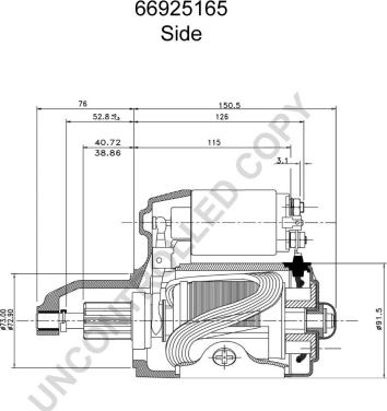 Prestolite Electric 66925165 - Стартер autocars.com.ua