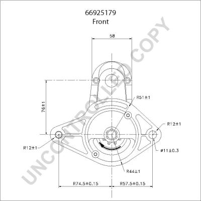 Prestolite Electric 66925179 - Стартер avtokuzovplus.com.ua