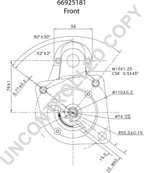 Prestolite Electric 66925181 - Стартер autocars.com.ua