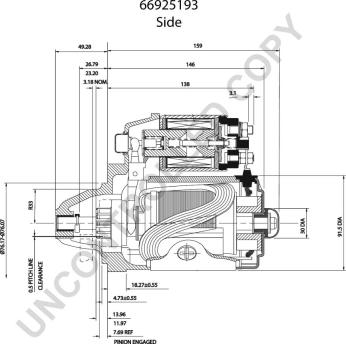 Prestolite Electric 66925193 - Стартер autocars.com.ua