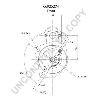 Prestolite Electric 66925234 - Стартер autocars.com.ua