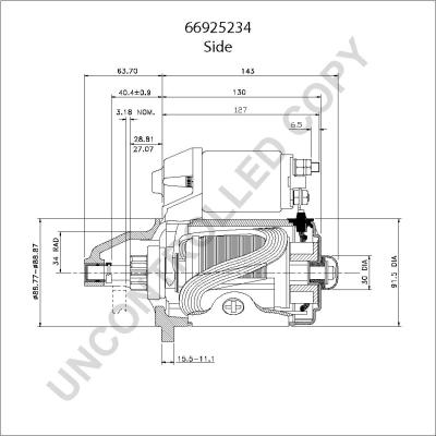 Prestolite Electric 66925234 - Стартер autocars.com.ua