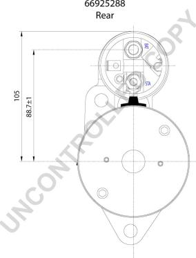 Prestolite Electric 66925288 - Стартер autocars.com.ua