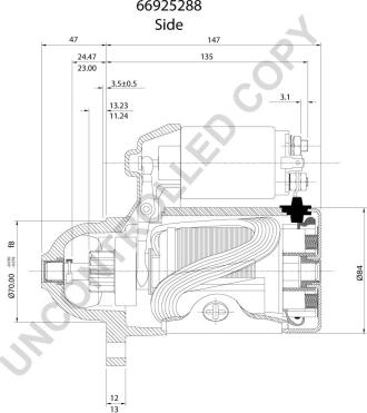 Prestolite Electric 66925288 - Стартер autocars.com.ua