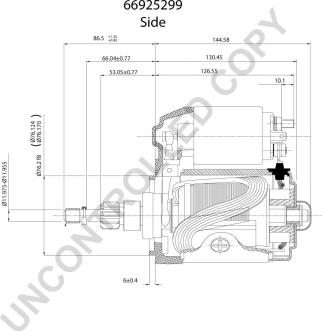 Prestolite Electric 66925299 - Стартер avtokuzovplus.com.ua