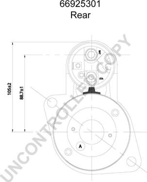 Prestolite Electric 66925301 - Стартер autocars.com.ua