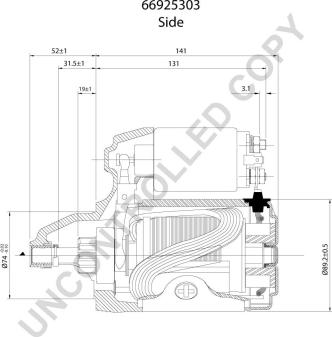 Prestolite Electric 66925303 - Стартер avtokuzovplus.com.ua