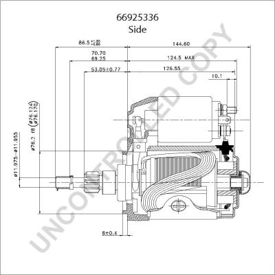 Prestolite Electric 66925336 - Стартер avtokuzovplus.com.ua