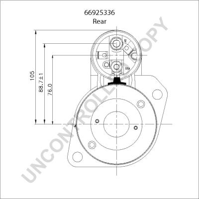 Prestolite Electric 66925336 - Стартер avtokuzovplus.com.ua