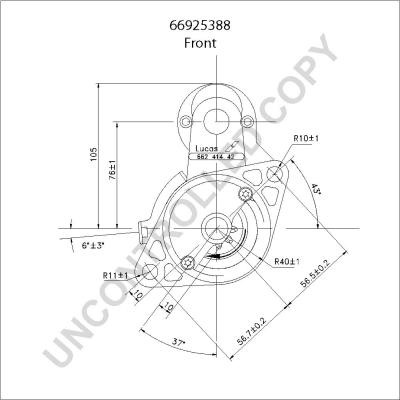 Prestolite Electric 66925388 - Стартер autocars.com.ua