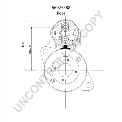 Prestolite Electric 66925388 - Стартер autocars.com.ua