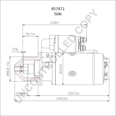 Prestolite Electric 857472GB - Стартер avtokuzovplus.com.ua