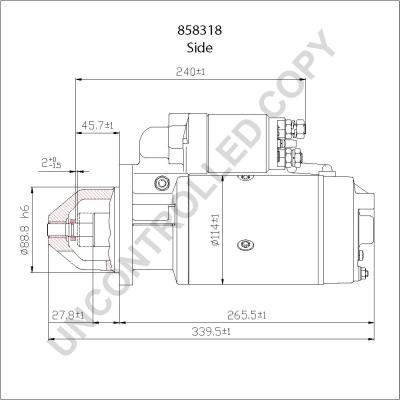 Prestolite Electric 858318 - Стартер avtokuzovplus.com.ua