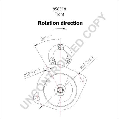 Prestolite Electric 858318 - Стартер avtokuzovplus.com.ua