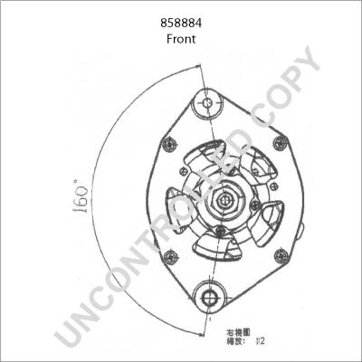 Prestolite Electric 858884 - Генератор avtokuzovplus.com.ua