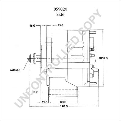 Prestolite Electric 859020 - Генератор avtokuzovplus.com.ua