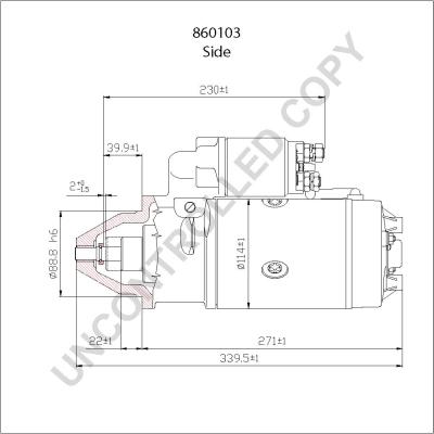 Prestolite Electric 860103 - Стартер autocars.com.ua