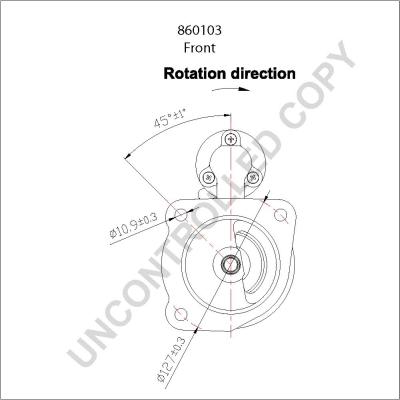 Prestolite Electric 860103 - Стартер autocars.com.ua