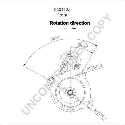 Prestolite Electric 860112Z - Стартер autocars.com.ua