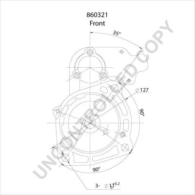 Prestolite Electric 860321 - Стартер avtokuzovplus.com.ua