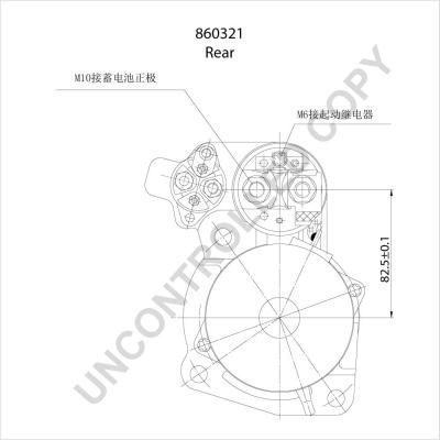 Prestolite Electric 860321 - Стартер avtokuzovplus.com.ua