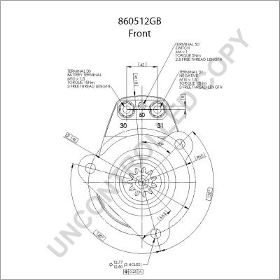 Prestolite Electric 860512GB - Стартер autocars.com.ua