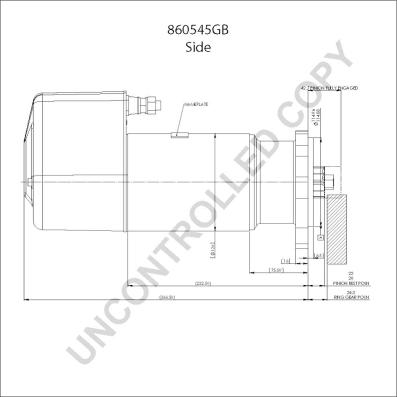 Prestolite Electric 860545GB - Стартер avtokuzovplus.com.ua