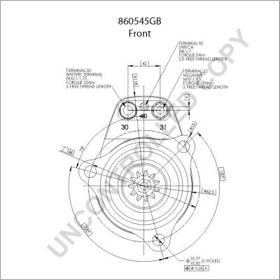 Prestolite Electric 860545GB - Стартер avtokuzovplus.com.ua