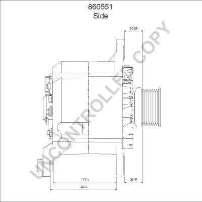 Prestolite Electric 860551 - Генератор autocars.com.ua