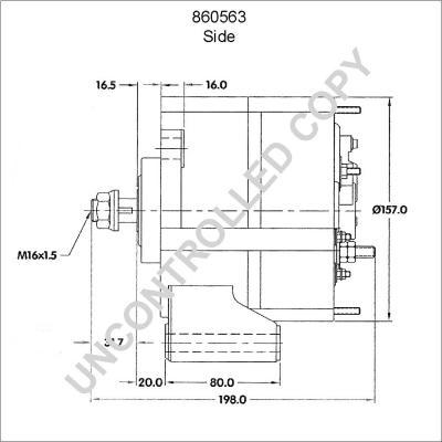 Prestolite Electric 860563 - Генератор autocars.com.ua