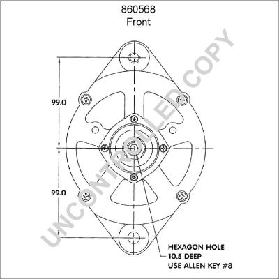 Prestolite Electric 860568 - Генератор autocars.com.ua