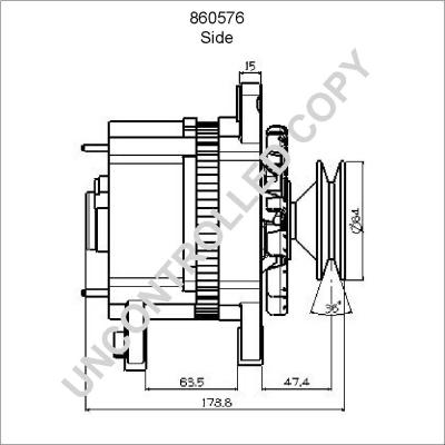 Prestolite Electric 860576 - Генератор autocars.com.ua