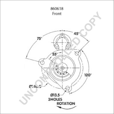 Prestolite Electric 860618 - Стартер avtokuzovplus.com.ua