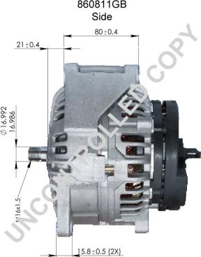 Prestolite Electric 860811GB - Генератор autodnr.net