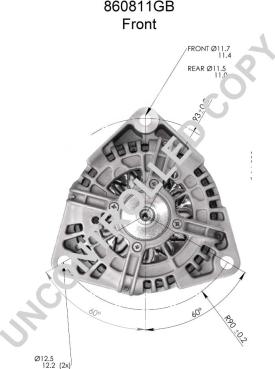 Prestolite Electric 860811GB - Генератор autocars.com.ua